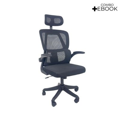 Cadeira De Escritório Presidente Oficial Legacy Preto