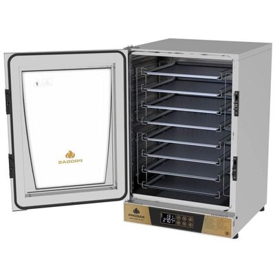 Forno Turbo Elétrico Progás Prp-008 Plus Dourado 8 Esteiras Com Vapor 220V P44699