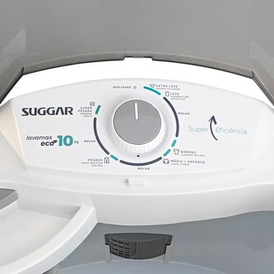 Lavadora 10Kg Suggar Lavamax Eco LE1021BR Branco 127V