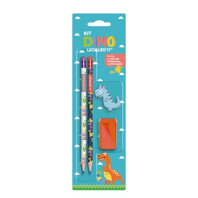 Kit Escrita Dino 4 Peças Leonora