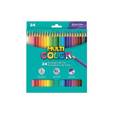Lápis de Cor Faber-Castell Multicolor Super 24 Cores