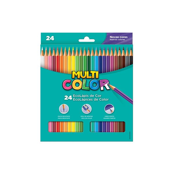 Lápis de Cor Faber-Castell Multicolor Super 24 Cores Lápis de Cor Faber-Castell Multicolor Super 24 Cores