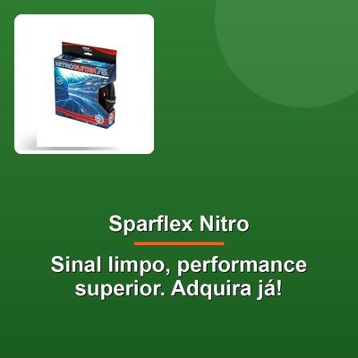 Cabo Guitarra Sparflex Nitro 5m Preto