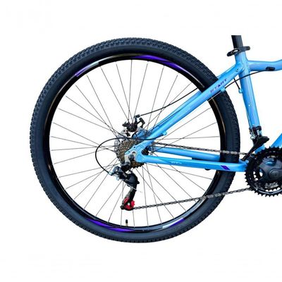 Bicicleta Aro 29 Gta Start Feminina Câmbios Shimano Freio Hidráulico 21v Mtb Alumínio Azul-Roxo Tam: 15