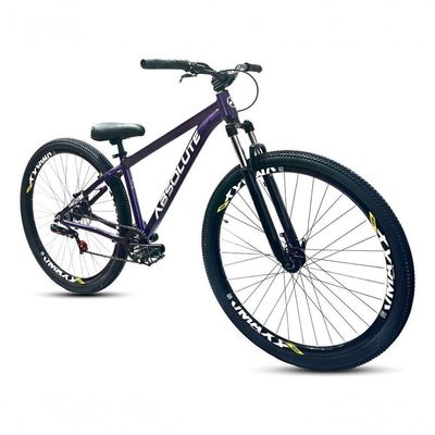 Bicicleta Aro 29 Absolute Nero 5 Freeride Single Freio Hidraulico Shimano Mt200 Garfo C-trava Rodas Vmaxx Roxo