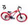 Bicicleta Aro 26 Vikingx Tuff Câmbios Shimano 21v Freeride Freio A Disco Aro Vmaxx Pneu Flame vermelho-Azul X25