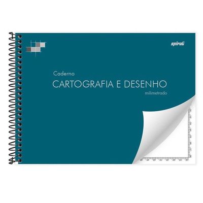 Caderno Cartografia E Desenho -48 Fls - Milimetrado