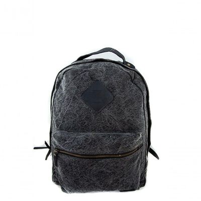 Mochila De Lona Stone Preto