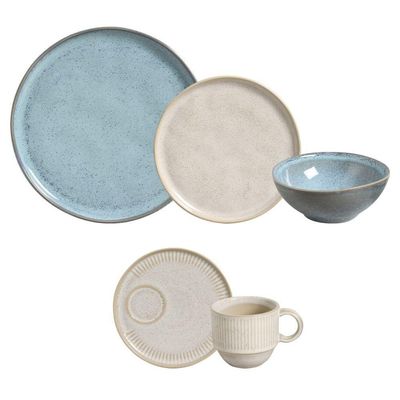Aparelho De Jantar 30 Peças Breeze + Latte Porto Brasil