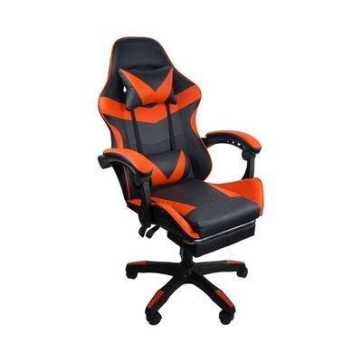 Cadeira Gamer Stillus Oficial Apoio Pés Preto/vermelho