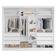 Guarda-roupa Casal 3 Portas -branco Bianchi