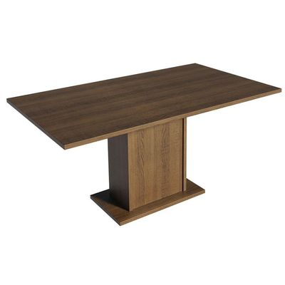 Conjunto Sala De Jantar Mesa Tampo De Madeira 6 Cadeiras Hanna Madesa Rustic/oxford