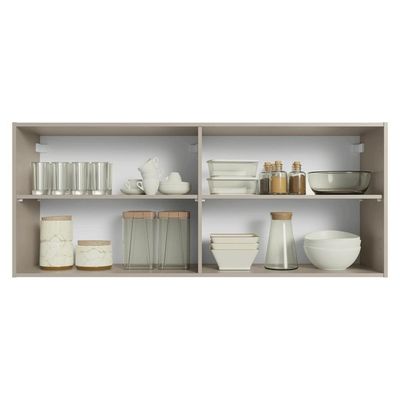 Armário Aéreo 120 Cm 2 Portas Nice Madesa Crema