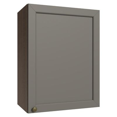 Armário Aéreo 50cm 1 Porta Rustic/cinza Vik Madesa Rustic/cinza