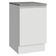 Balcão De Cozinha 50cm 1 Porta Branco Glamy Madesa Branco