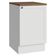 Balcão De Cozinha 50cm 1 Porta Bbr Vik Madesa Branco/rustic