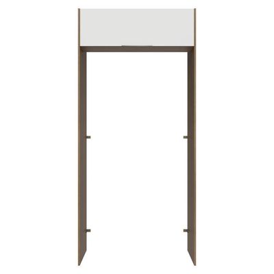 Porta-geladeira 103 Cm 1 Porta Basculante Rustic/branco Stella Madesa Rustic/branco