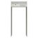 Porta-geladeira 103 Cm 1 Porta Basculante Crema/branco/crema Agata Madesa Crema/branco/crema
