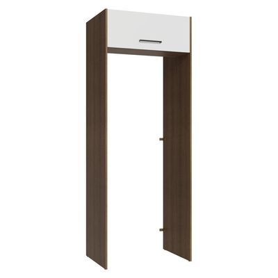 Porta-geladeira 83 Cm 1 Porta Basculante Rustic/branco Agata Madesa Rustic/branco