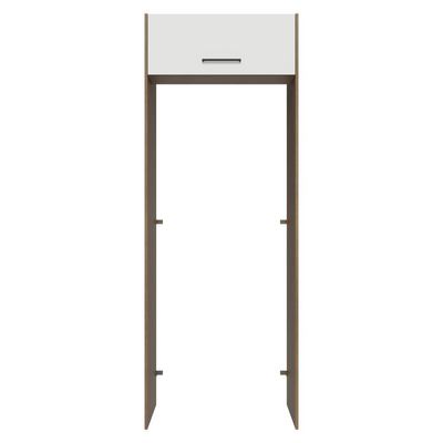 Porta-geladeira 83 Cm 1 Porta Basculante Rustic/branco Agata Madesa Rustic/branco