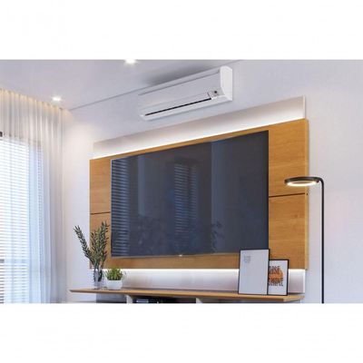 Painel Para Tv Classic 1.4 Nature Com Off White - Imcal Móveis