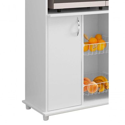 Balcão De Cozinha Lourenço Branco - Moveisaqui