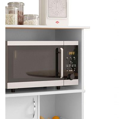 Balcão De Cozinha Lourenço Branco - Moveisaqui