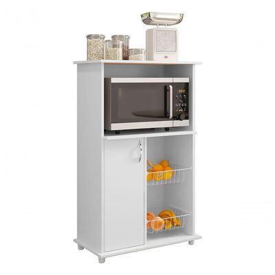 Balcão De Cozinha Lourenço Branco - Moveisaqui