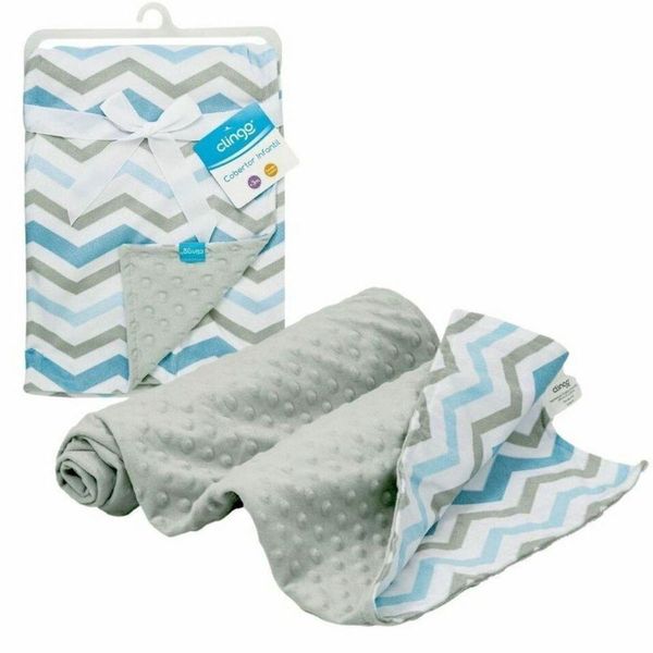 Cobertor Infantil Onda Azul - Clingo