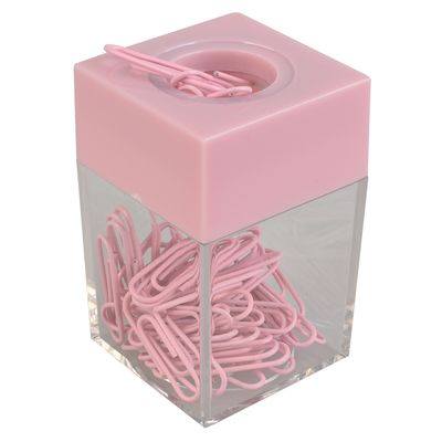 Clips Papel 50 unidades com Dispenser 28mm CV244904 Loffice Sortido