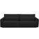 Sofá Retrátil Reclinável Para Sala De Estar Living 210cm Sevilha F04 Veludo Preto