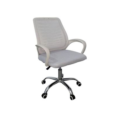 Cadeira De Escritório Oficial Esteirinha Tela Mesh Branco
