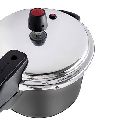 Panela de Pressão Multiflon Preta 4,5l