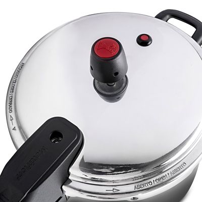 Panela de Pressão Multiflon Preta 4,5l
