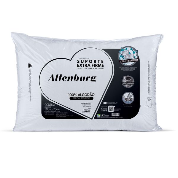 Travesseiro Altenburg Suporte Extra Firme 50x70cm Travesseiro Altenburg Suporte Extra Firme 50x70cm