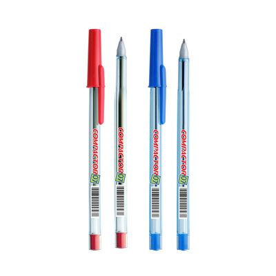Caneta Esferográfica Compactor 0.7mm Azul e Vermelho com 2 Unidades