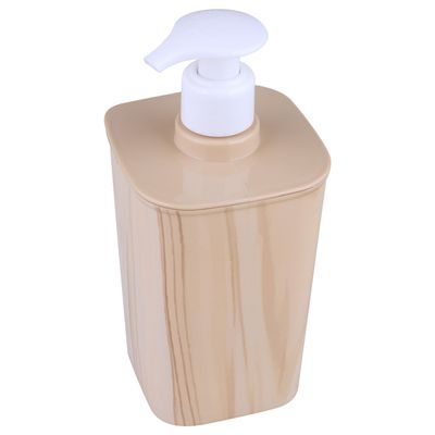 Porta Sabonete Líquido Plasútil Classic Decorativo Branco com Dourado