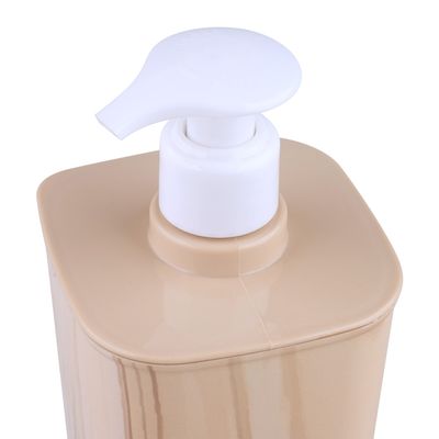 Porta Sabonete Líquido Plasútil Classic Decorativo Branco com Dourado