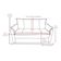 Sofá Small 3 Lugares Conforto 160cm Suede Cinza Herrero Decor Cinza