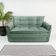 Sofá Small 3 Lugares Conforto 160cm Suede Cinza Herrero Decor Cinza