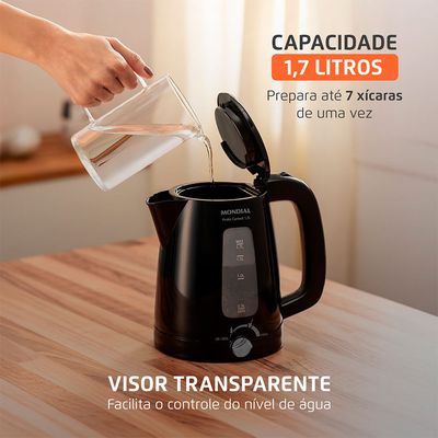 Chaleira Elétrica Pratic Control 17L Mondial - CE-17-BC 127V