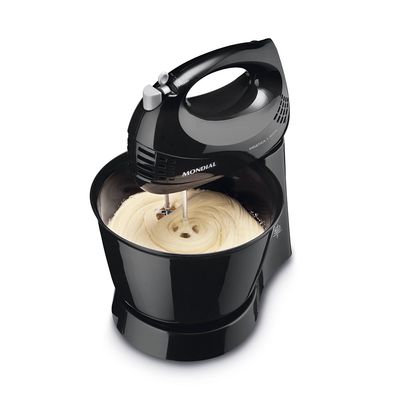 Batedeira Mondial Prática B-44-B Preta - 400W 220V