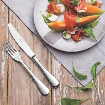 Faqueiro Tramontina Classic Em Aço Inox Facas De Mesa Forjadas Acabamento Brilho 42 Peças
