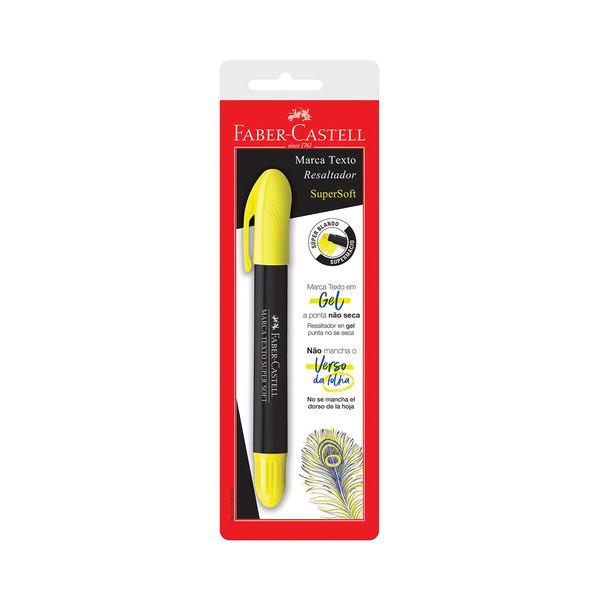 Marcador De Texto Gel Neon Amarelo FaberCastell