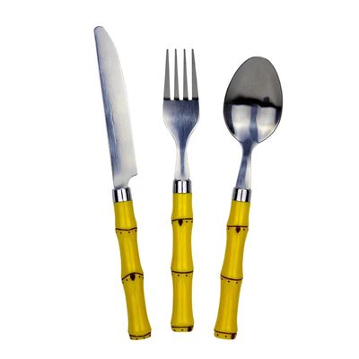 Faqueiro Le Bamboo Sobremesa com 12 Peças