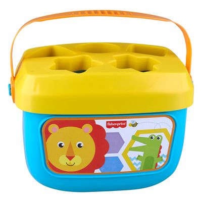 Balde Primeiros Blocos Fisher Price