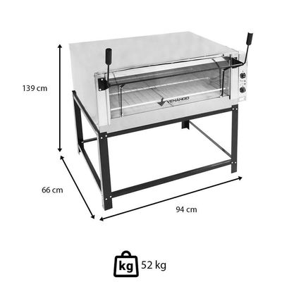 Forno Refratário Elétrico 90 Cm Feri90 Venâncio