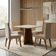 Mesa Sala De Jantar Quadrada 0,90m Moove Madeirado/off White