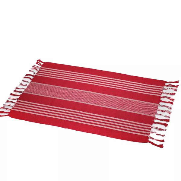 Tapete Amarradinho Cazza em Algodão 42x75 - Item Sortido Tapete Amarradinho Cazza em Algodão 42x75 - Item Sortido