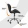 Kit 4 Cadeiras Office Eiffel Slim Ajustável Oficial Preta